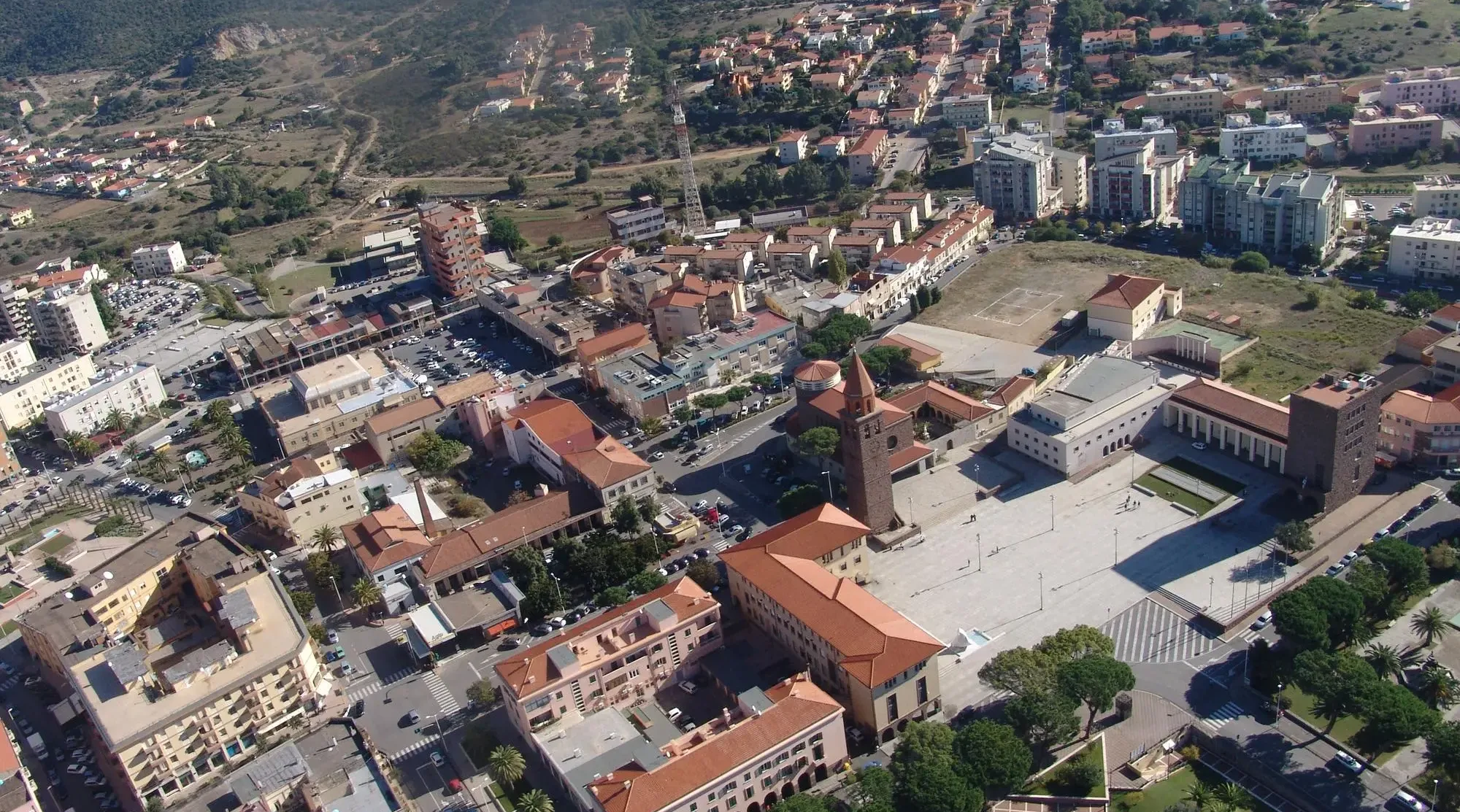 Centro città di Carbonia